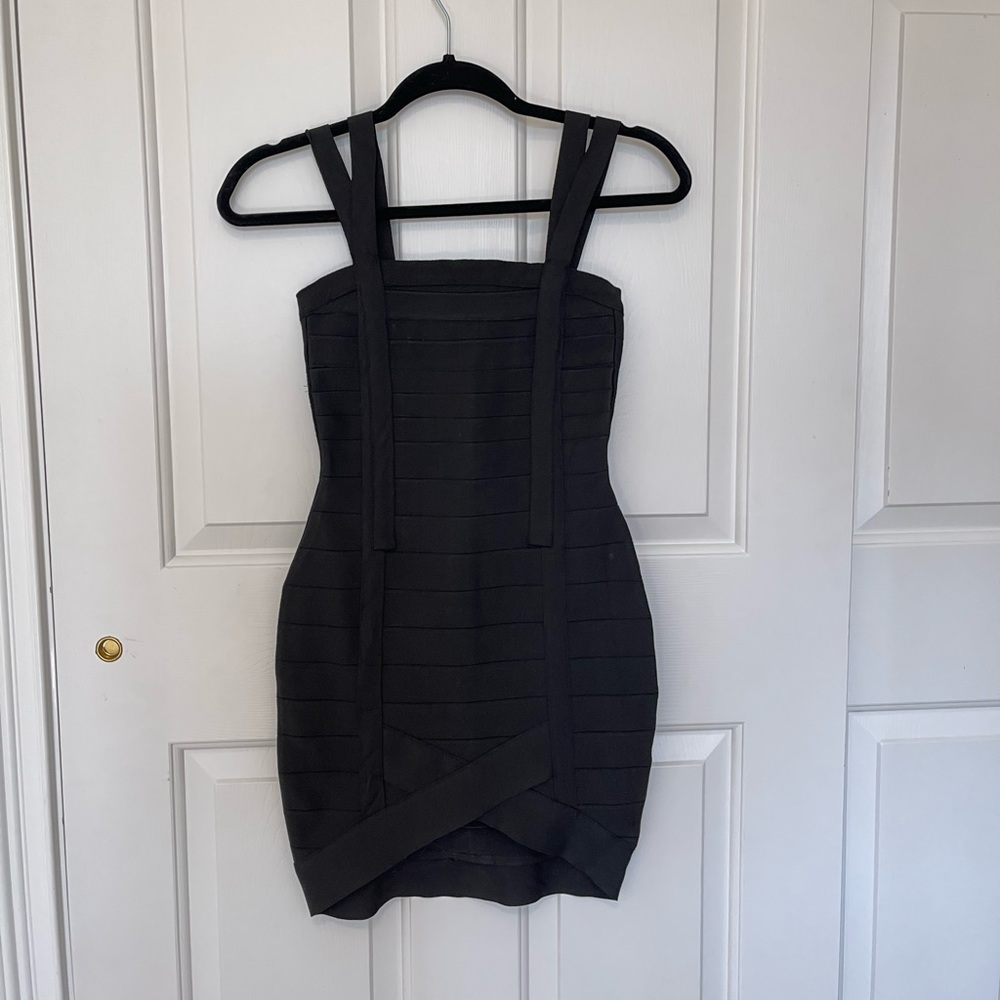 Black Bandage Bodycon Dress Size S